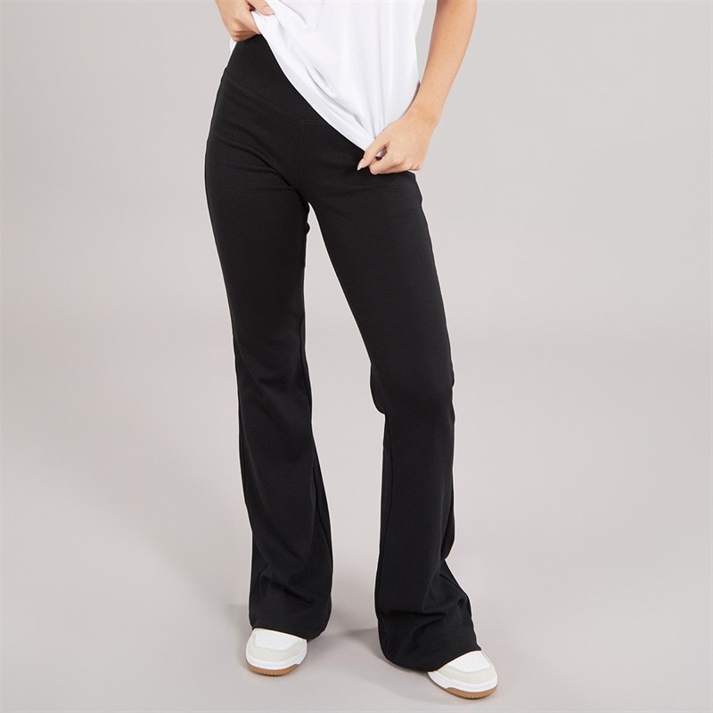 Brave Soul Womens Jane Yoga Pants Black