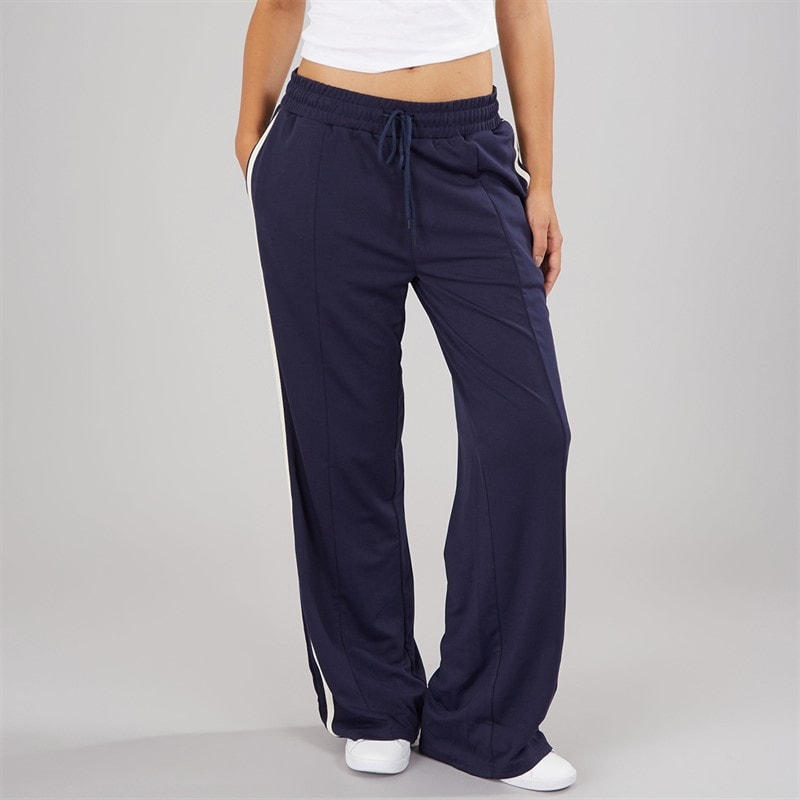 Brave Soul Womens Noelle Stripe Joggers Navy/Cream