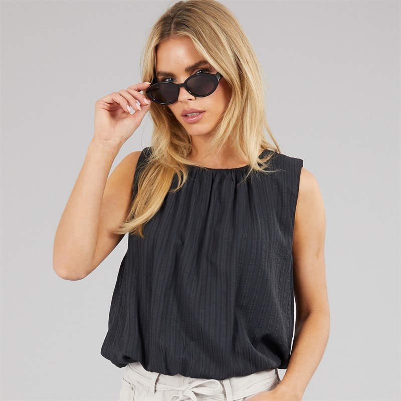 Brave Soul Womens Joanna Vest Black