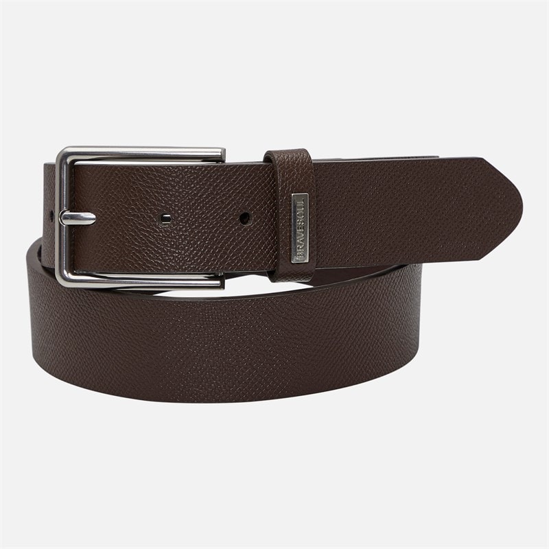 Brave Soul Mens PU Belt Brown