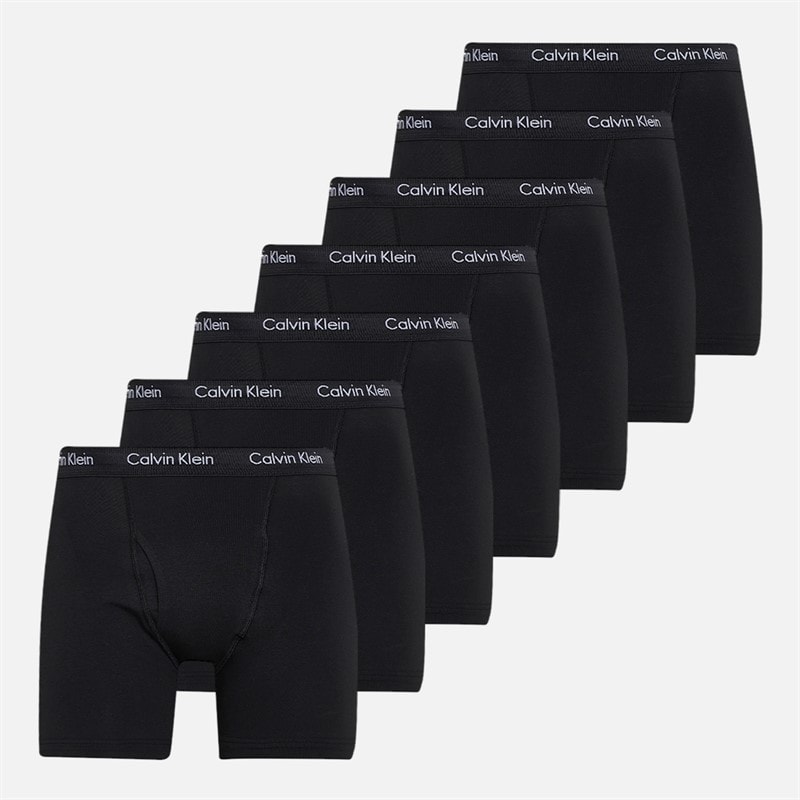 Calvin Klein Mens Seven Pack Boxer Briefs Multi