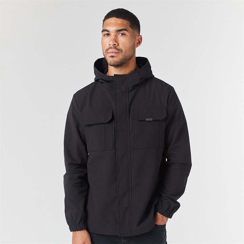 Closure London Mens Premium Ripstop Jacket Black