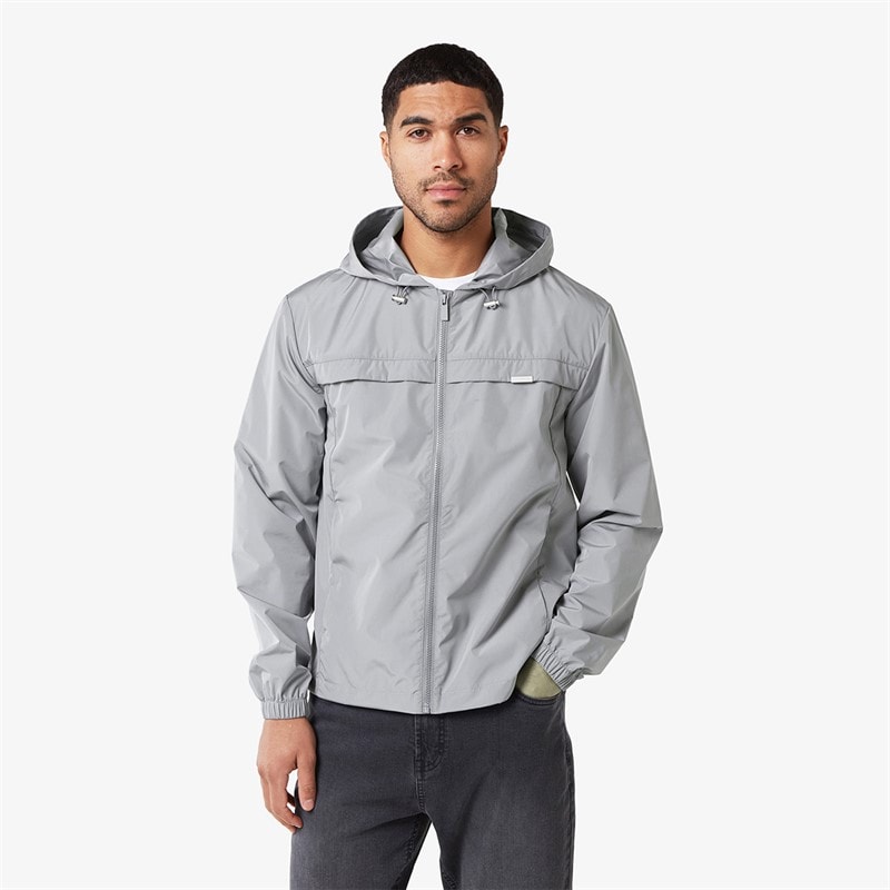 Closure London Mens Smart Windbreaker Ice Grey
