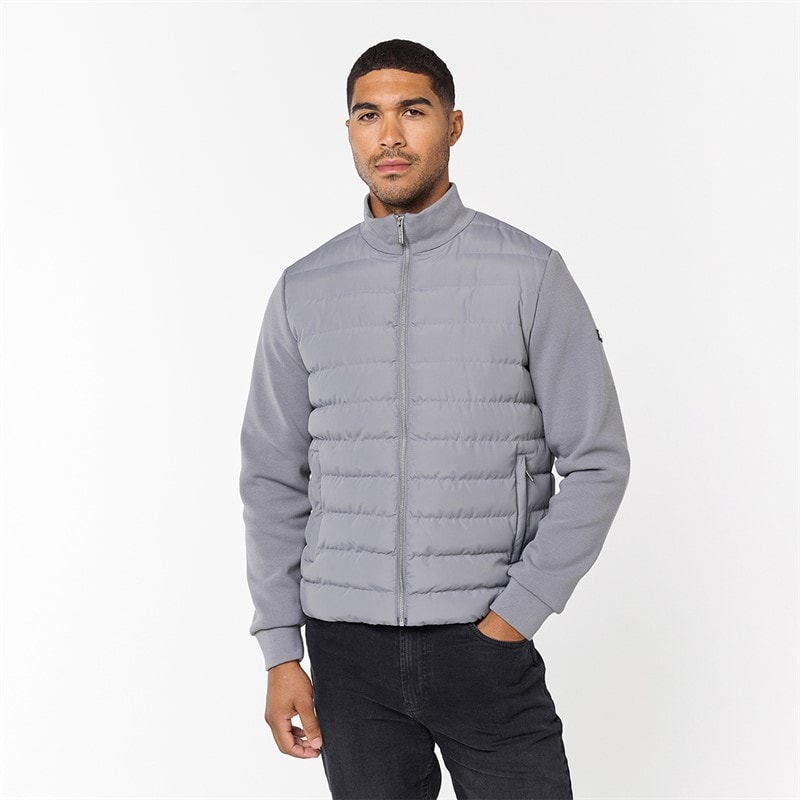 Closure London Mens Smart Hybrid Jacket Mid Grey