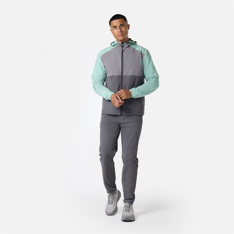 Closure London Mens Closure Velocity Tracksuit Mint/Charcoal