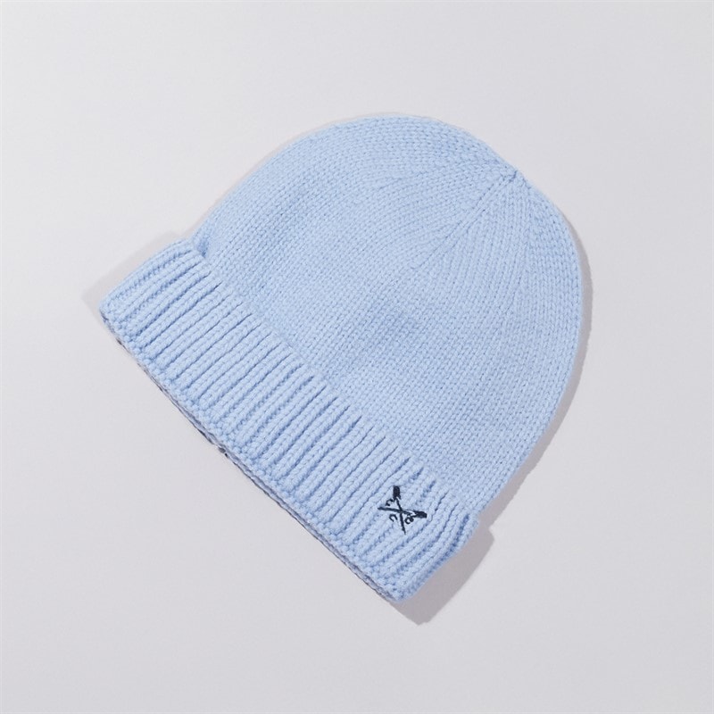 Crew Clothing Mens Beanie Dusk Blue