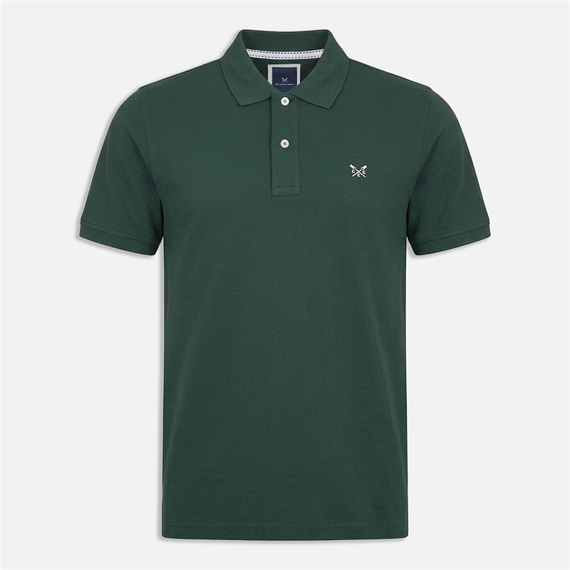 Crew Clothing Mens Melbury Polo Shirt Sycamore