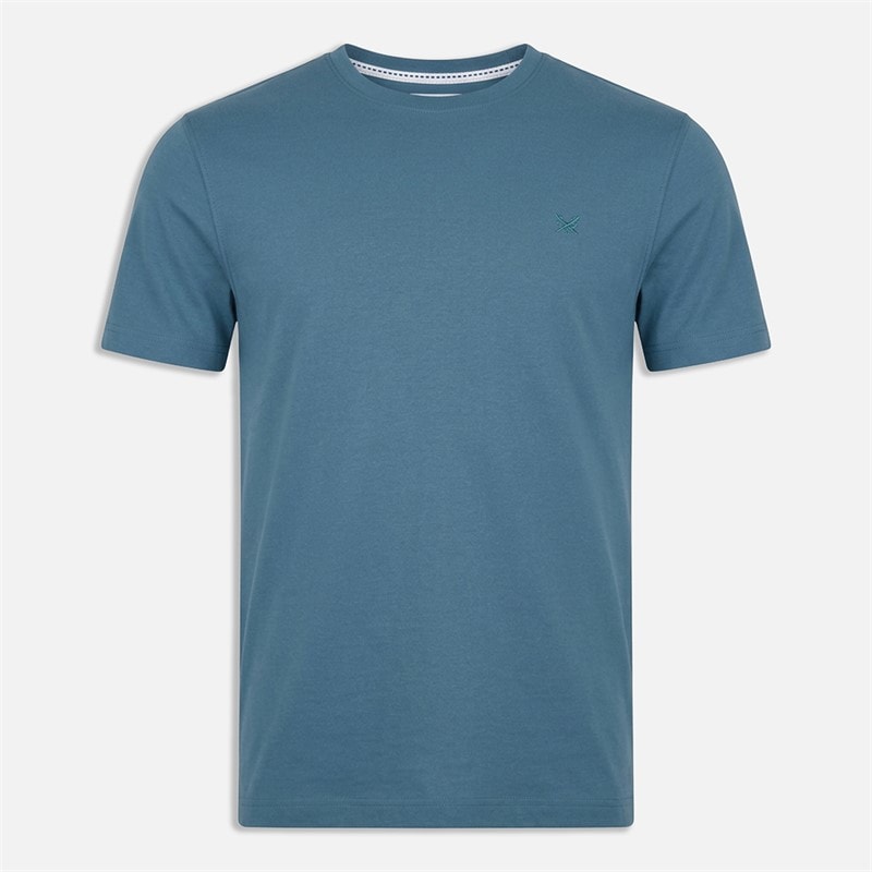 Crew Clothing Mens Round Neck T-Shirt Oceanview