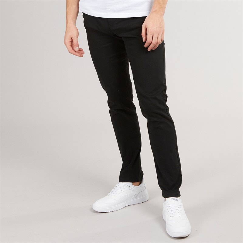 Crosshatch Mens Roysden Chinos Black