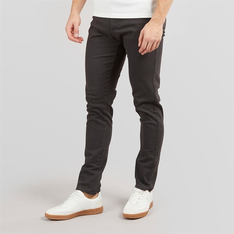 Crosshatch Mens Roysden Chinos Charcoal