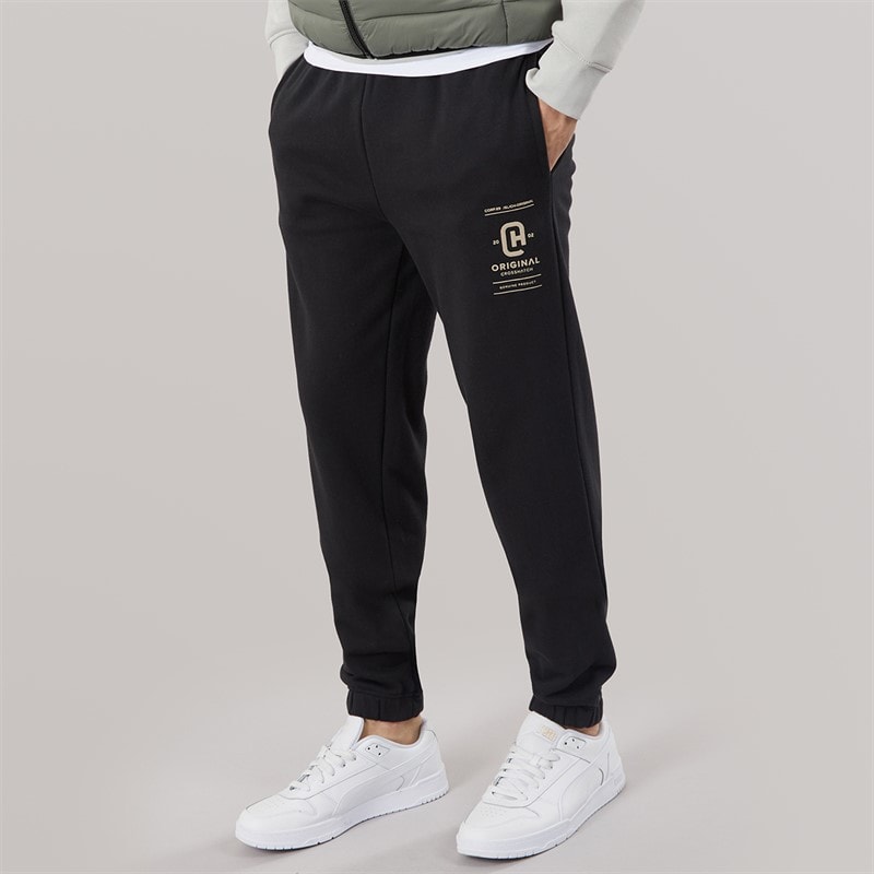 Crosshatch Mens Jamolat Joggers Black