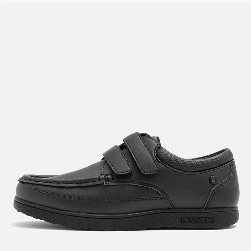 Deakins Junior Boys Nero Velcro II Shoes Black
