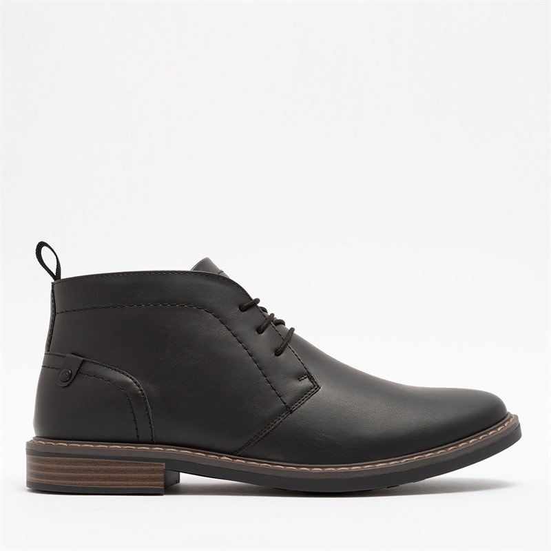 Deakins Mens Boyce Chukka Boots Black