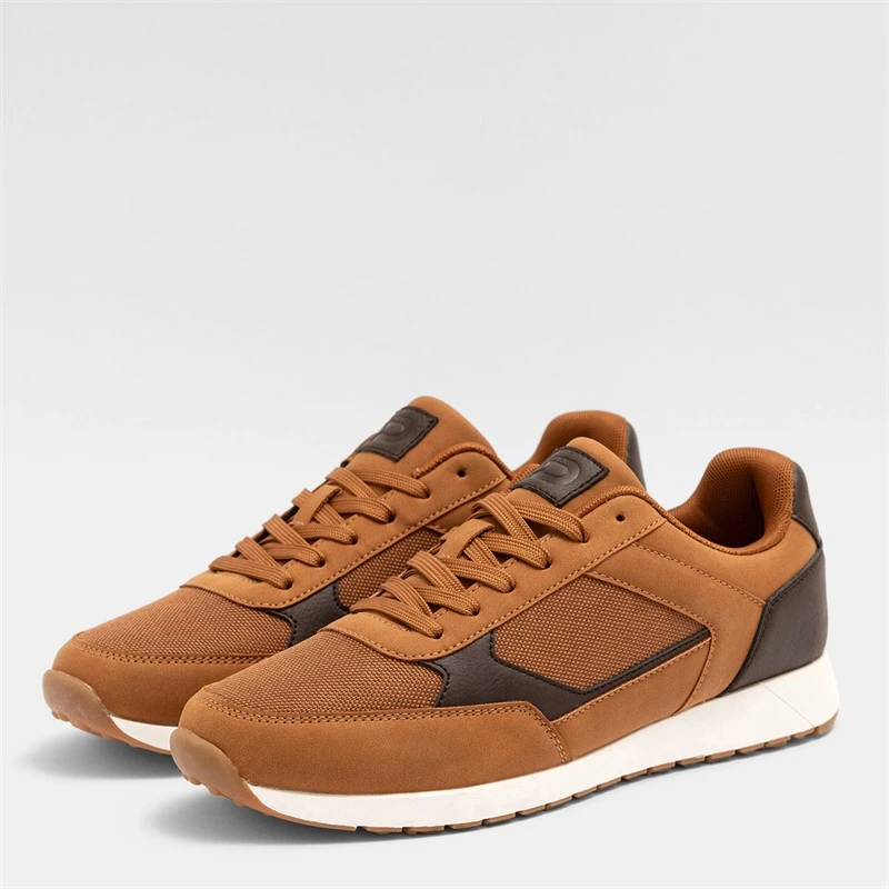 Deakins Mens Halton Trainers Tan