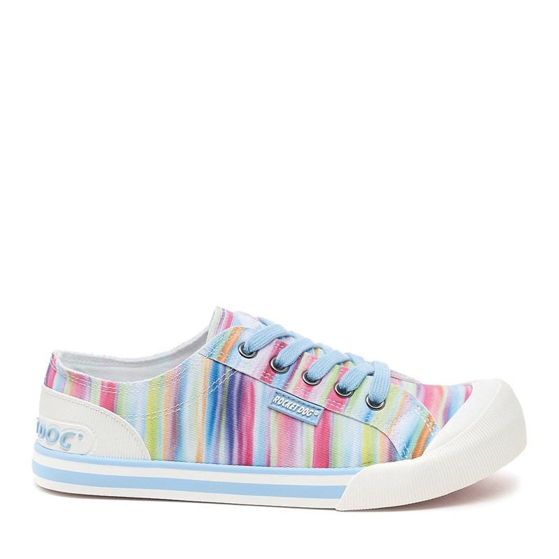 Rocket Dog Womens Jazzin Canvas Pumps Rainbow Multi