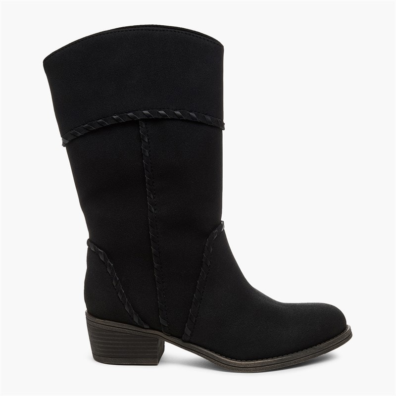 Rocket Dog Womens Rowdy Pella Mid Calf Boots Black