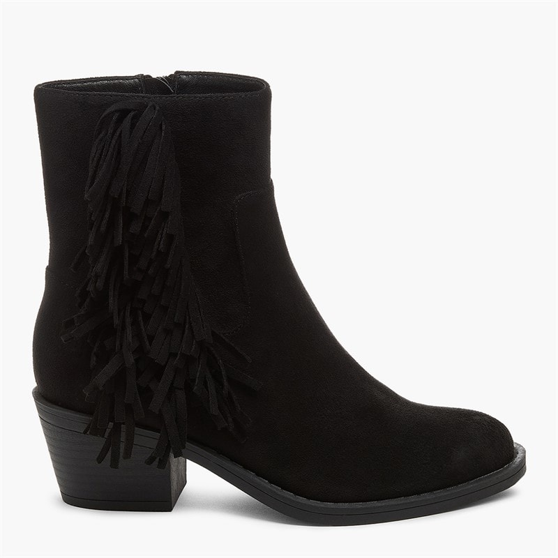 Rocket Dog Womens Yankee Frill Boots Black
