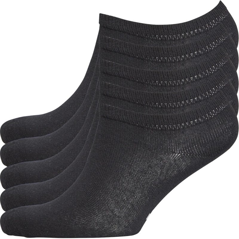 Bench Womens Tabatha Five Pack Trainers Socks Black