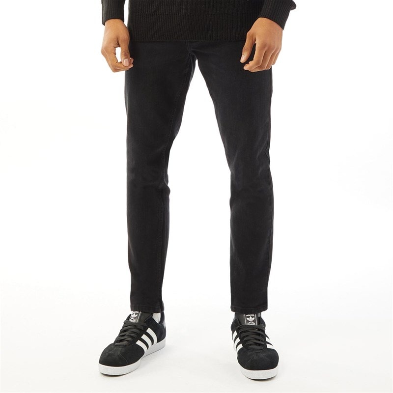 Bench Mens Eddie 22 Slim Fit Jeans Black