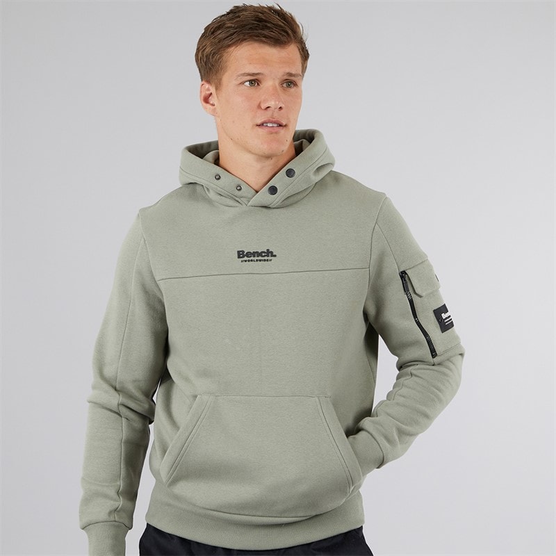Bench Mens Dimora Utility Hoodie Sage