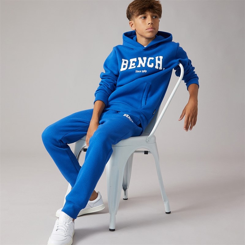 Bench Boys Gasgen Hoodie And Joggers Tracksuit Colbalt