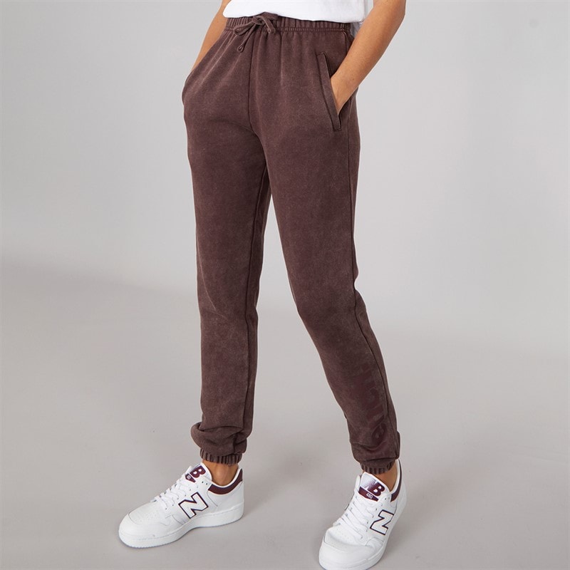 Bench Womens Urla Joggers Washed Mauve Wine