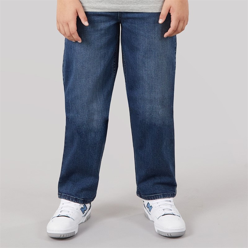 Bench Boys Dicey Loose Fit Jeans Mid Blue Wash