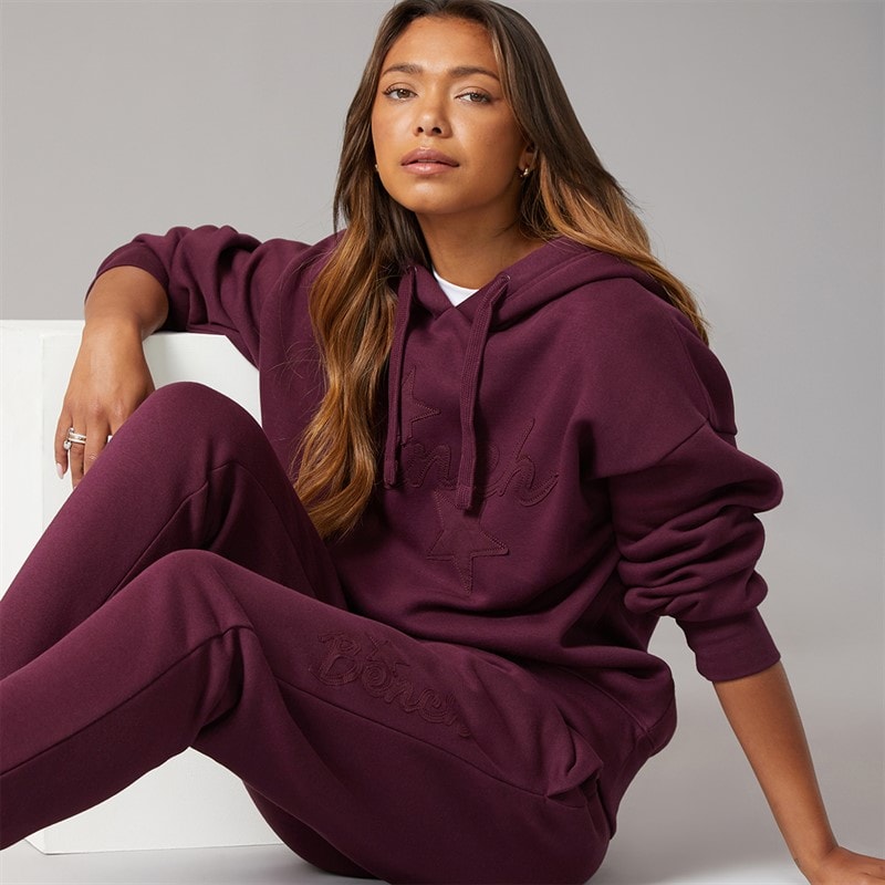 Bench Womens Lyara Tracksuit Cherry Lacquer