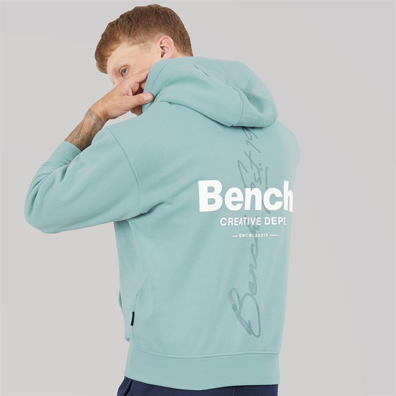 Bench Mens Bardel Oversized Hoodie Powder Blue