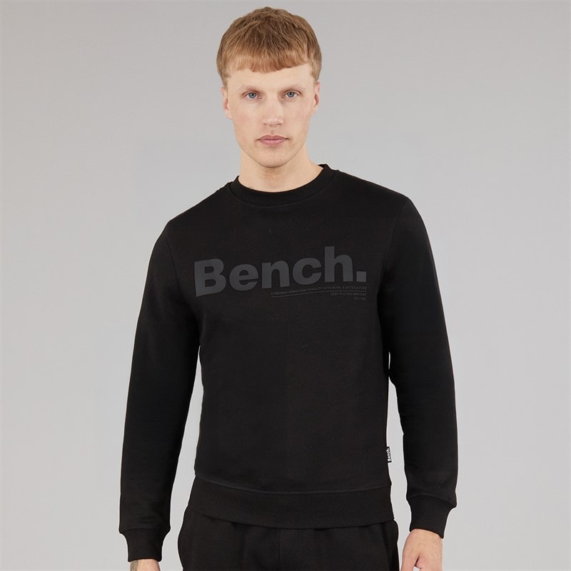 Bench Mens Elado Sweatshirt Black