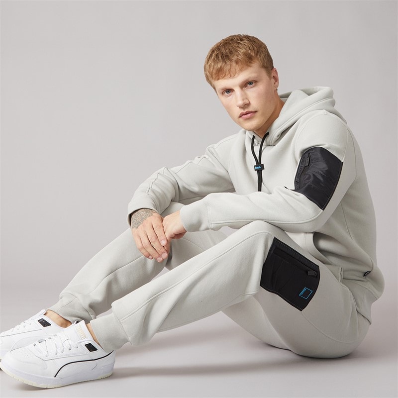 Bench Mens Castlefield Tracksuit Frosy Grey