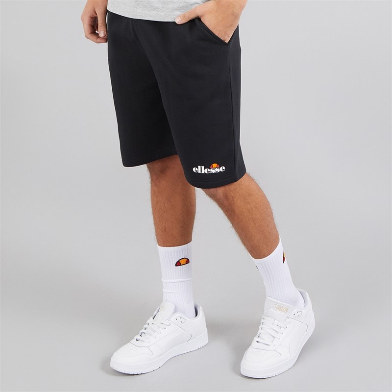 Ellesse Mens Harison Sweat Shorts Black