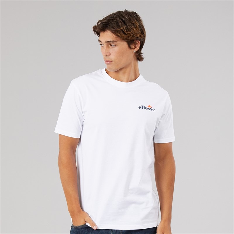 Ellesse Mens Malbory 2 Left Chest T-Shirt White