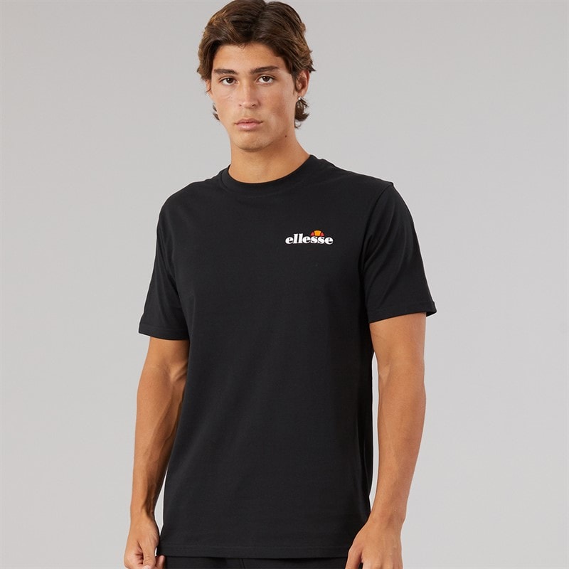 Ellesse Mens Malbory 2 Left Chest T-Shirt Black