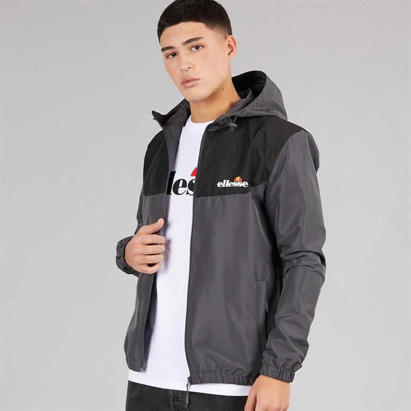 Ellesse Mens Chilte Windrunner Jacket Dark Grey