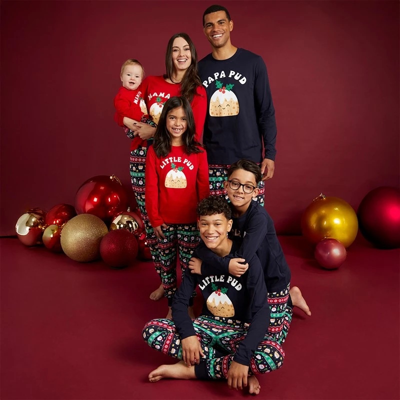 Fluid Boys Christmas Family Pyjama Set Multi