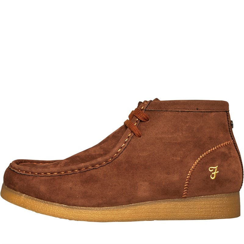 FARAH Mens Lake Boots Brown