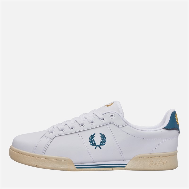 Fred Perry Mens Trainers White/Ry Bay Ocean