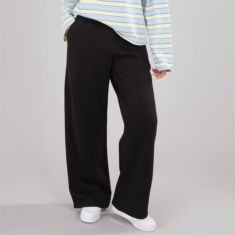 Board Angels Womens Open Hem Joggers Black