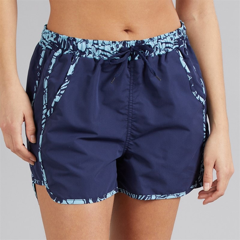 Board Angels Womens Shortie Board Shorts Navy