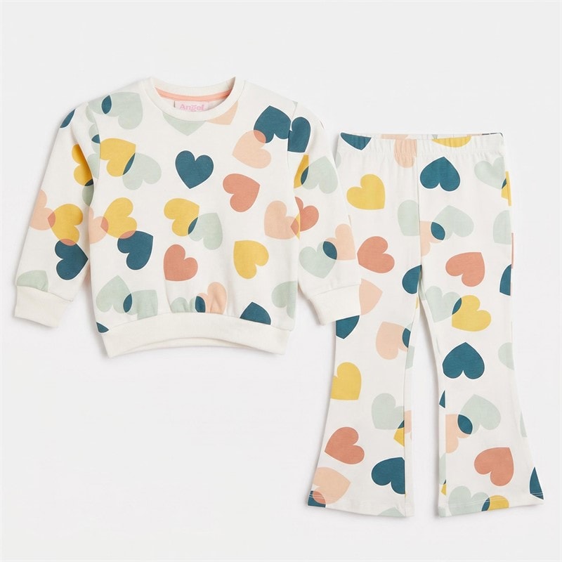 Board Angels Infant Girls Sweatshirt And Flared Leggings Set Multi