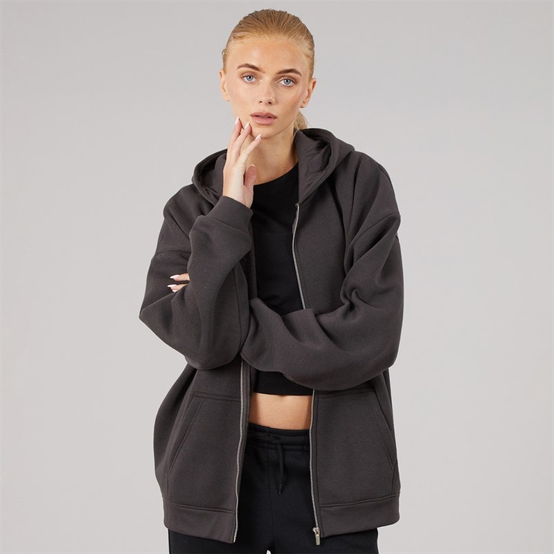 Board Angels Womens Oversized Zip-Through Hoodie Magnet