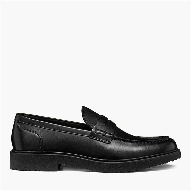 GEOX Mens Massimiano Loafers Black