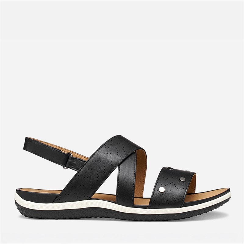 GEOX Womens Vega Sandals Black