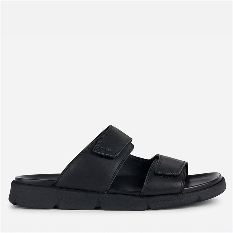 GEOX Mens XAND 2S Dual Strap Sandals Black