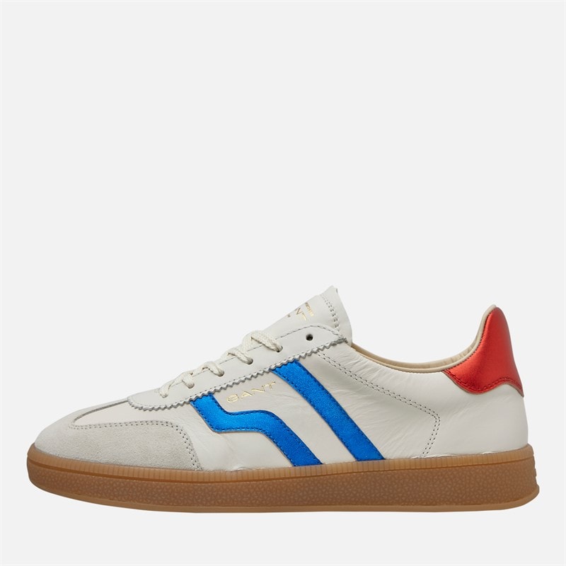 Gant Womens Cuzima Trainers White/Blue/Red Wht/Blue/Red