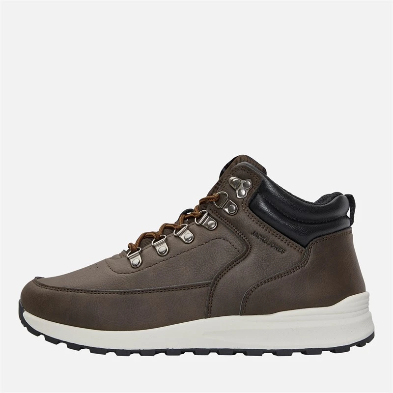 JACK & JONES Mens Melfort PU Boots Java