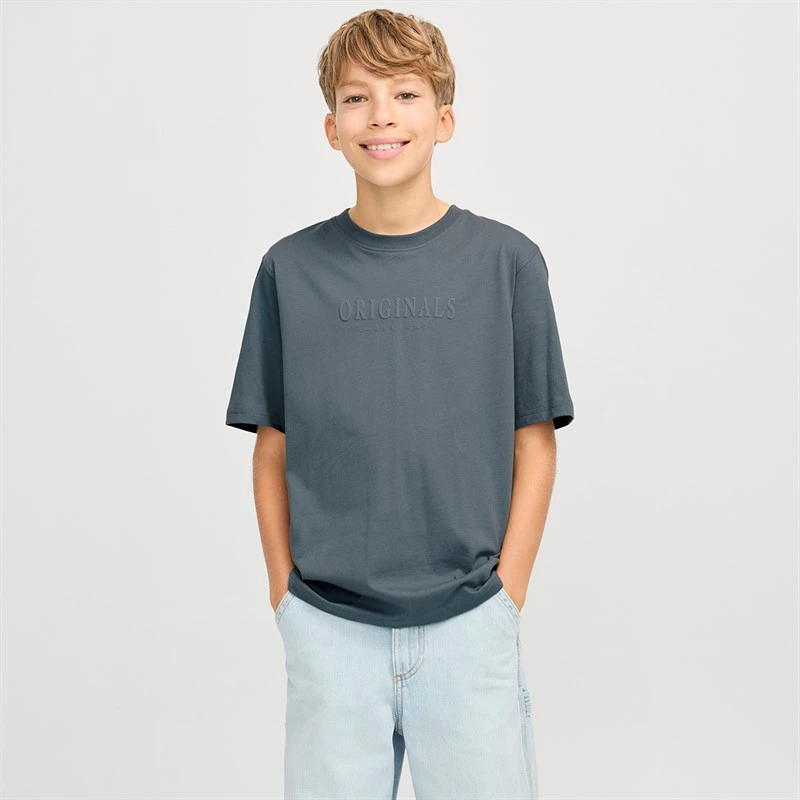 JACK & JONES Boys Frederiksberg T-Shirt Stormy Weather