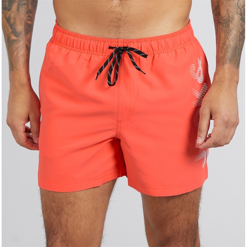 JACK AND JONES Mens Aruba Jones SwimShorts Hot Coral