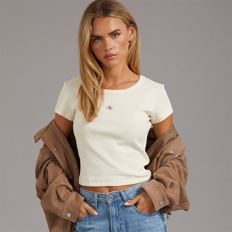Calvin Klein Jeans Womens Heritage T-Shirt Calico